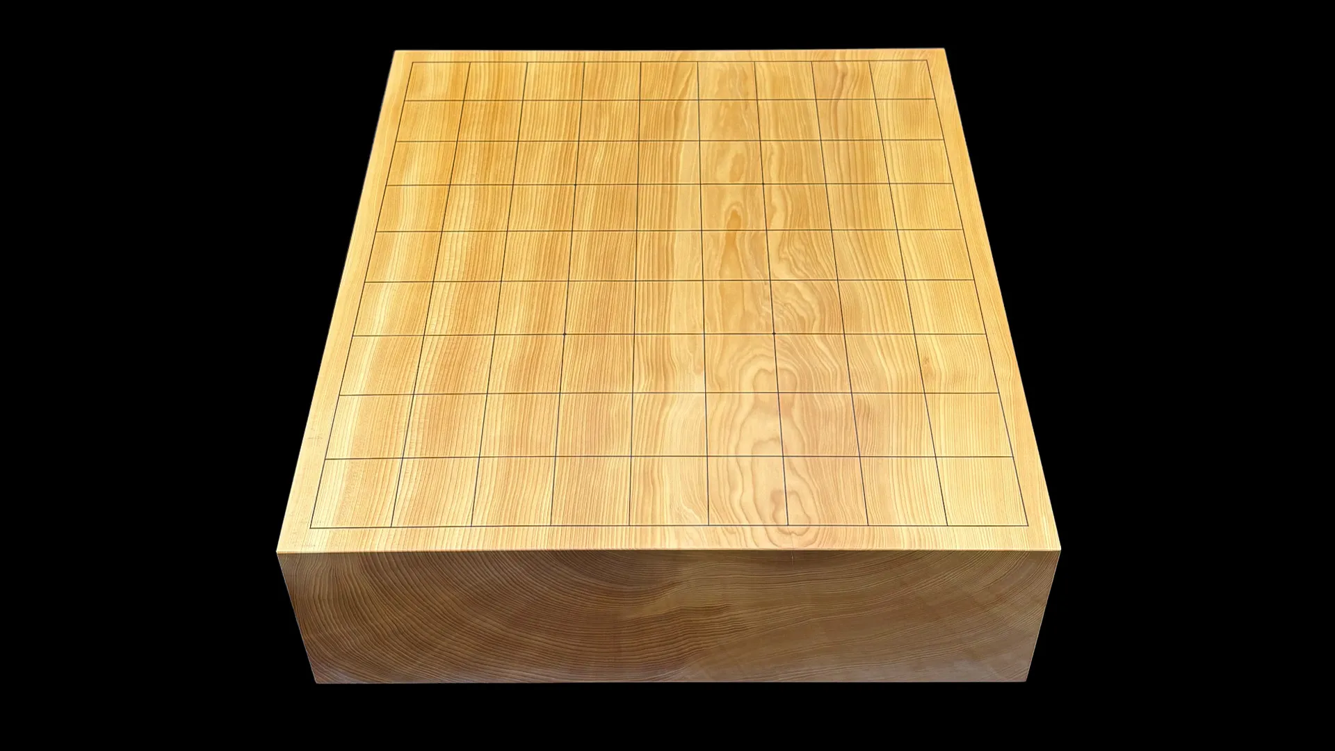 将棋(卓上)3.4寸|綾営林署榧・1枚板板目(木裏) 【品番:ST33】の全体イメージ 2
