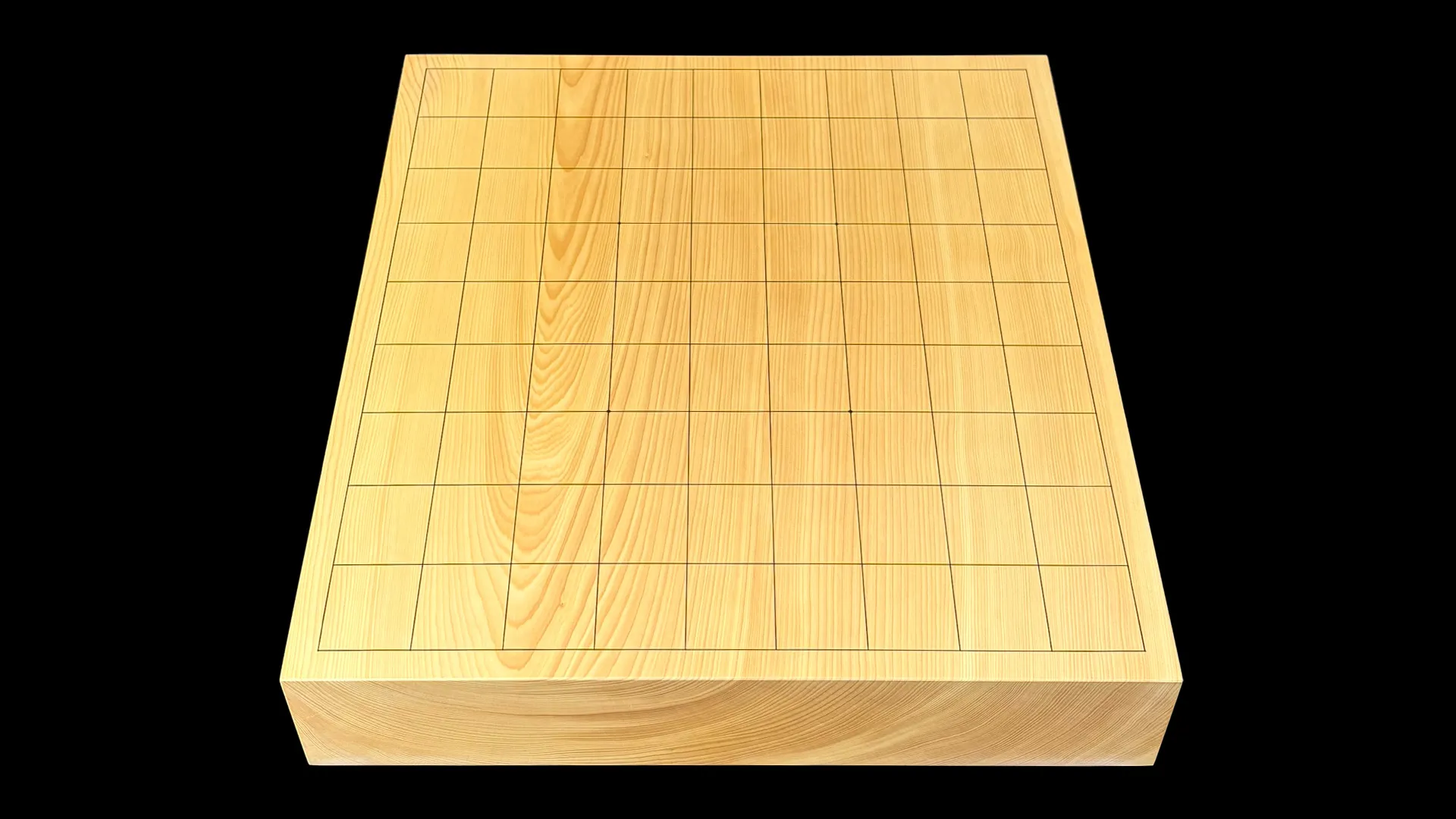 将棋(卓上)2.1寸|綾営林署榧・1枚板板目(木裏) 【品番:ST34】の全体イメージ 1