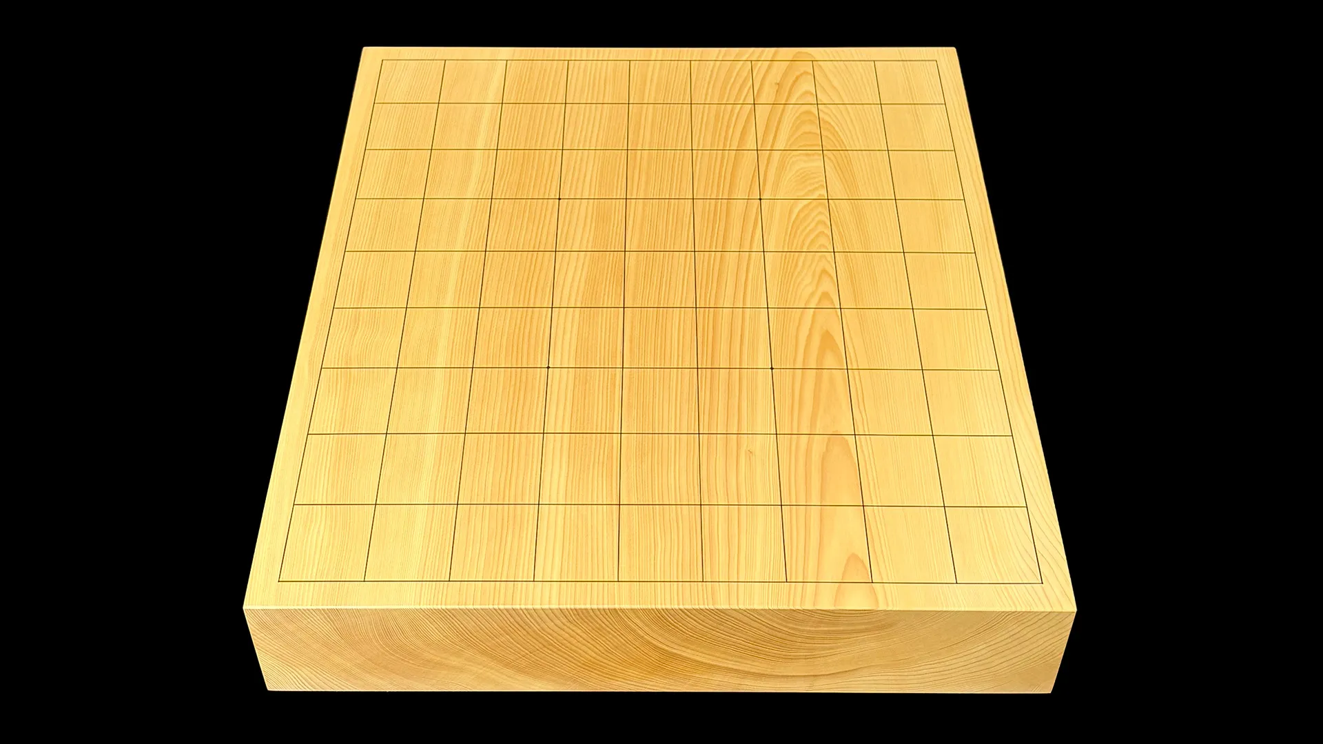 将棋(卓上)2.1寸|綾営林署榧・1枚板板目(木裏) 【品番:ST34】の全体イメージ 2