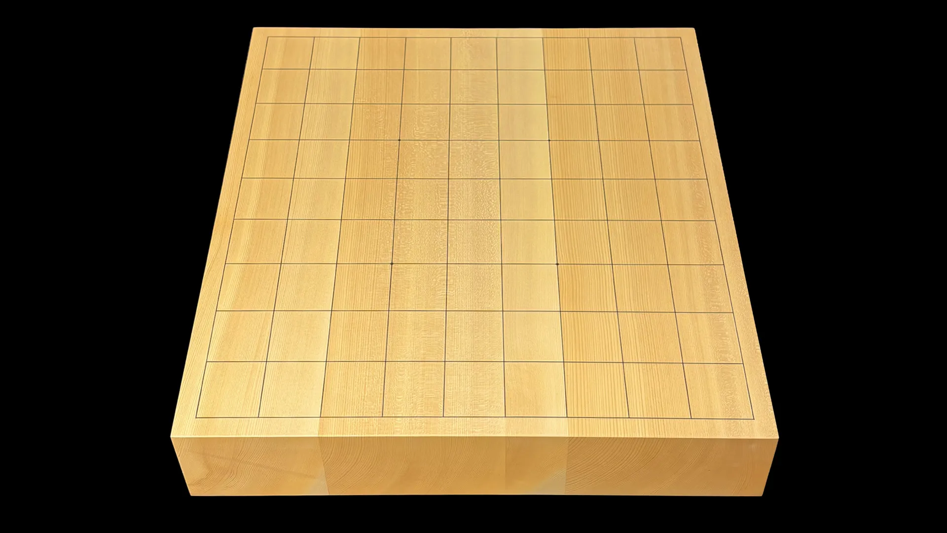 将棋(卓上)2.05寸|綾営林署榧・4枚接ぎ盤柾目 【品番:ST35】の全体イメージ 2