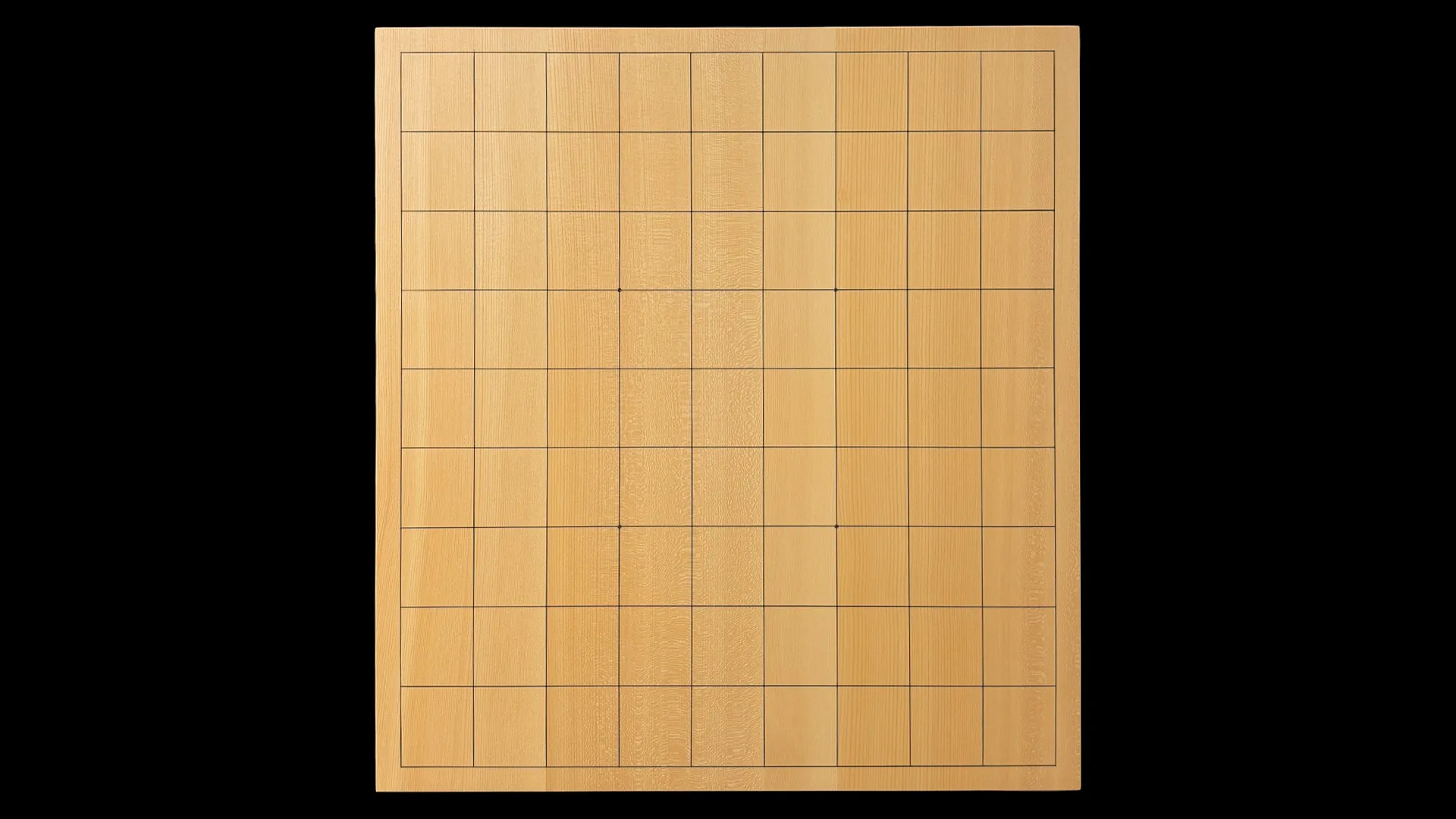 将棋(卓上)2.05寸|綾営林署榧・4枚接ぎ盤柾目 【品番:ST35】の全体イメージ 3