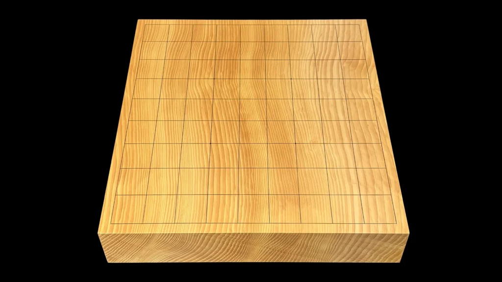 将棋（卓上）2.05寸｜九州榧・1枚板柾目 【品番：ST36】の全体イメージ 1