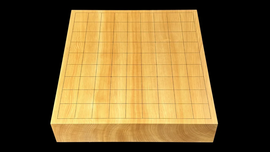 将棋（卓上）2.3寸｜綾営林署榧・1枚板柾目 【品番：ST37】の全体イメージ 1