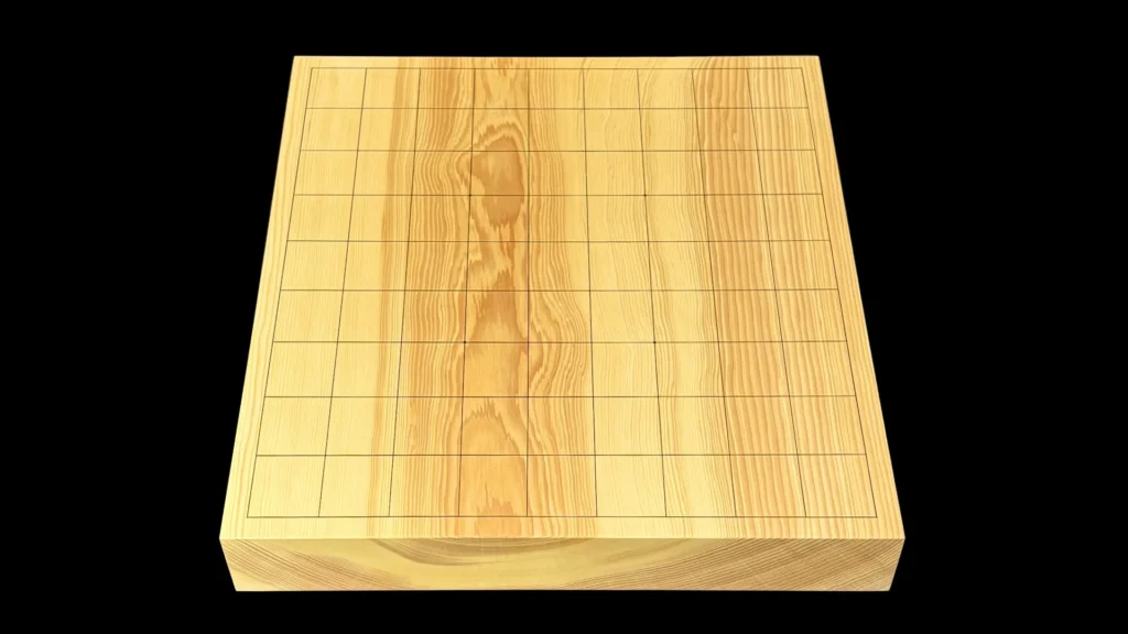将棋（卓上）1.6寸｜綾営林署榧・1枚板板目（木裏） 【品番：ST39】の全体イメージ 1