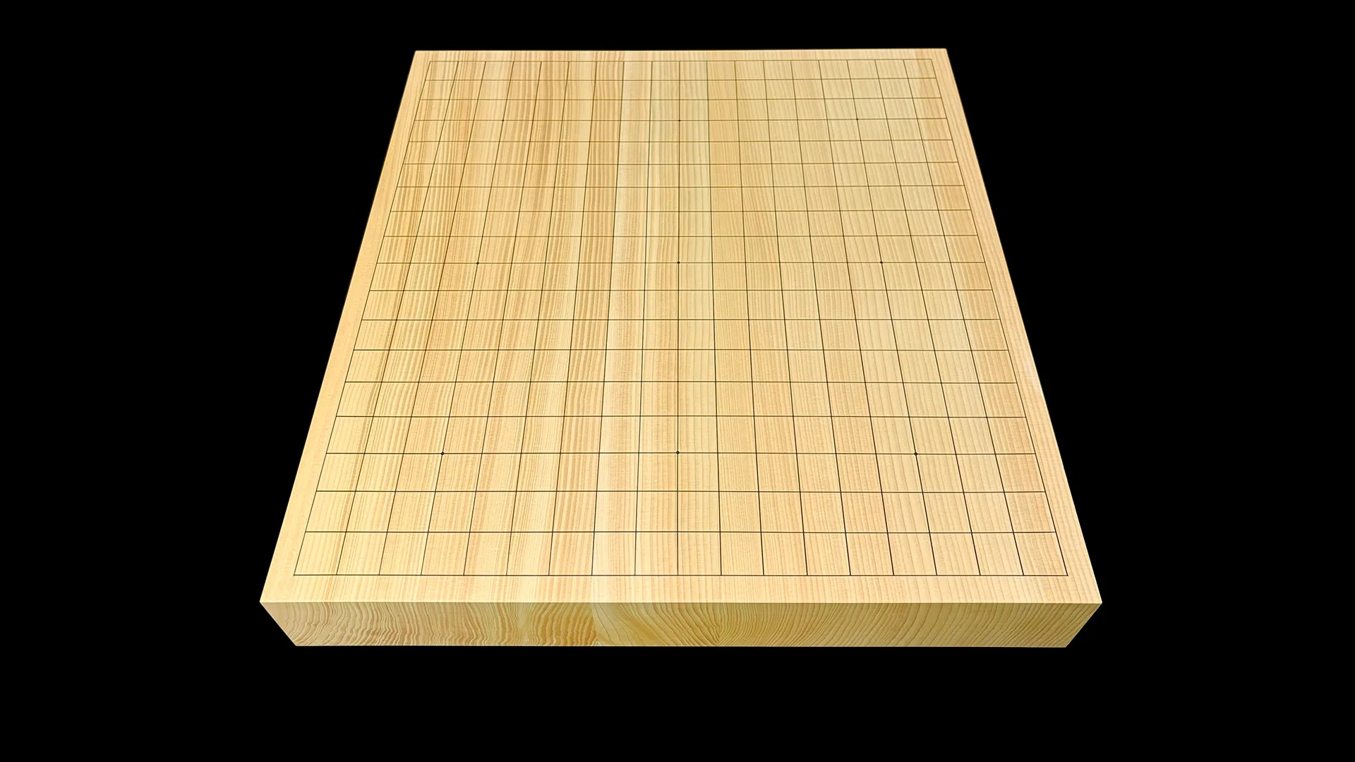 碁盤(卓上)2.2寸|宮崎榧・3枚接ぎ盤柾目 【品番:71KGT11】 の全体イメージ 1