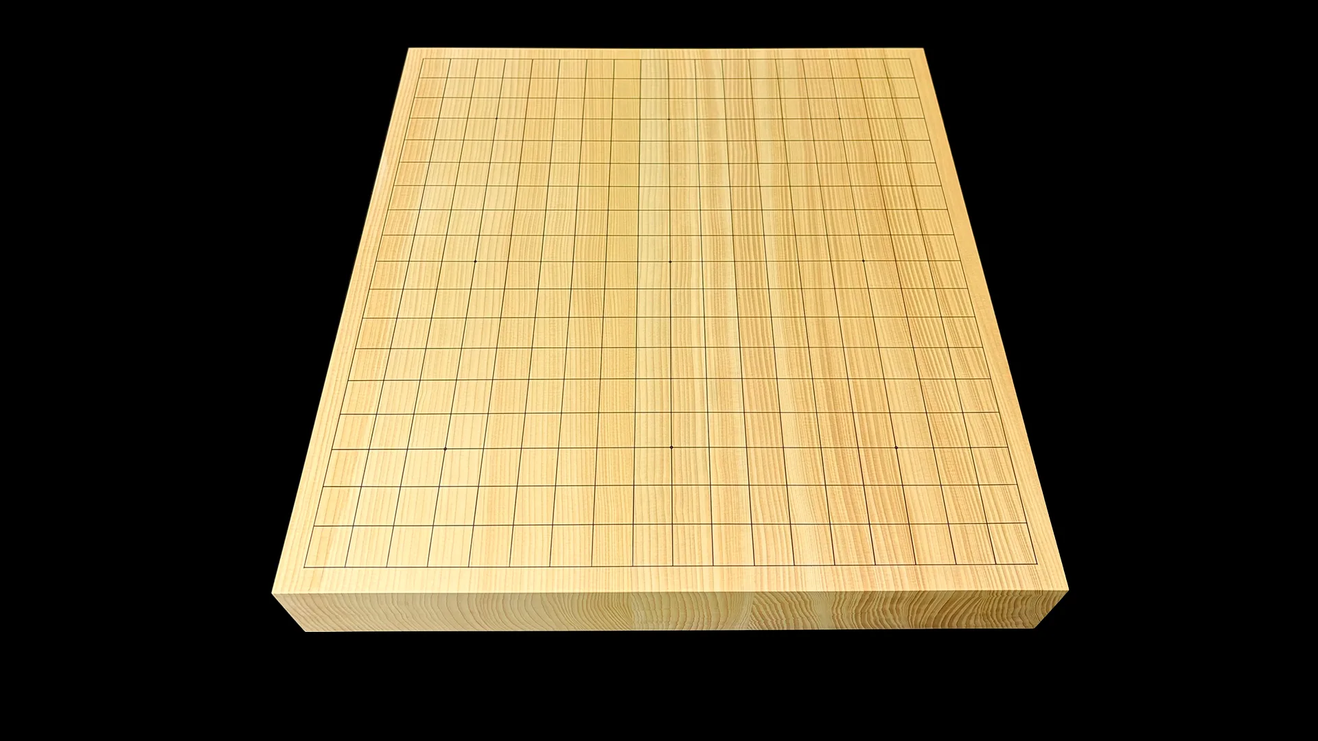碁盤(卓上)2.2寸|宮崎榧・3枚接ぎ盤柾目 【品番:71KGT11】 の全体イメージ 2