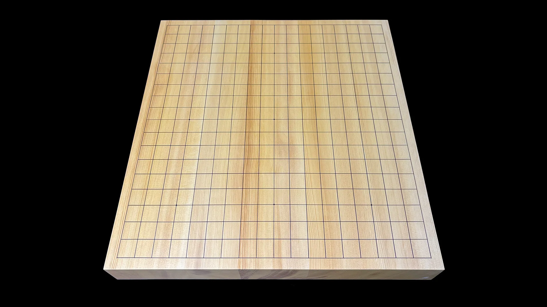 碁盤(卓上)1.75寸|熊本榧・4枚接ぎ盤柾目 【品番:71KGT13】の全体イメージ 1