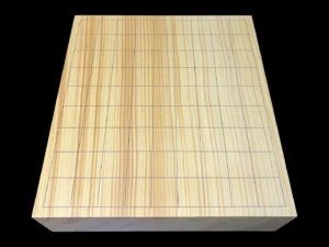 3.1-sun Shogi Table Board – Kyushu Kaya, Single-piece, Straight-grain cut ( Item No. 71KST12 ) of image 1