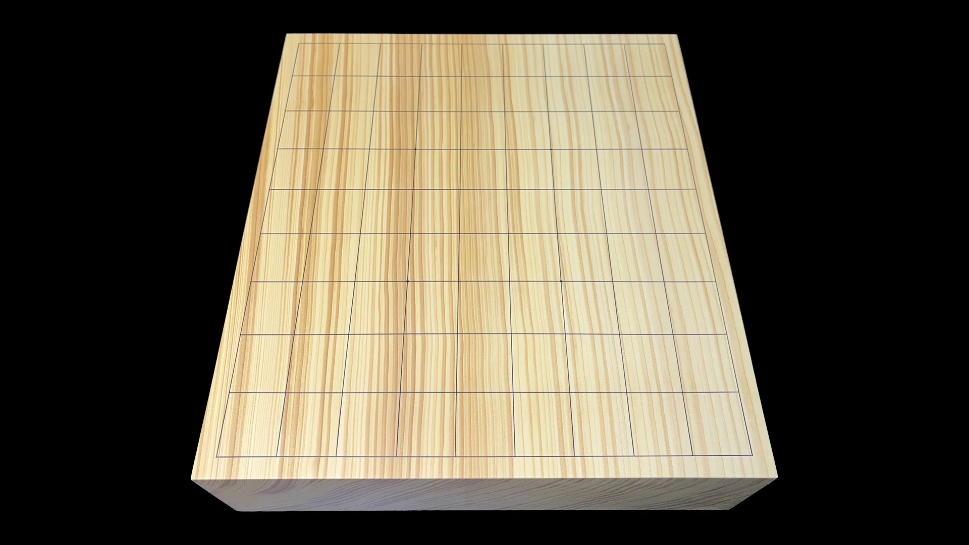 3.1-sun Shogi Table Board – Kyushu Kaya, Single-piece, Straight-grain cut ( Item No. 71KST12 ) of image 1